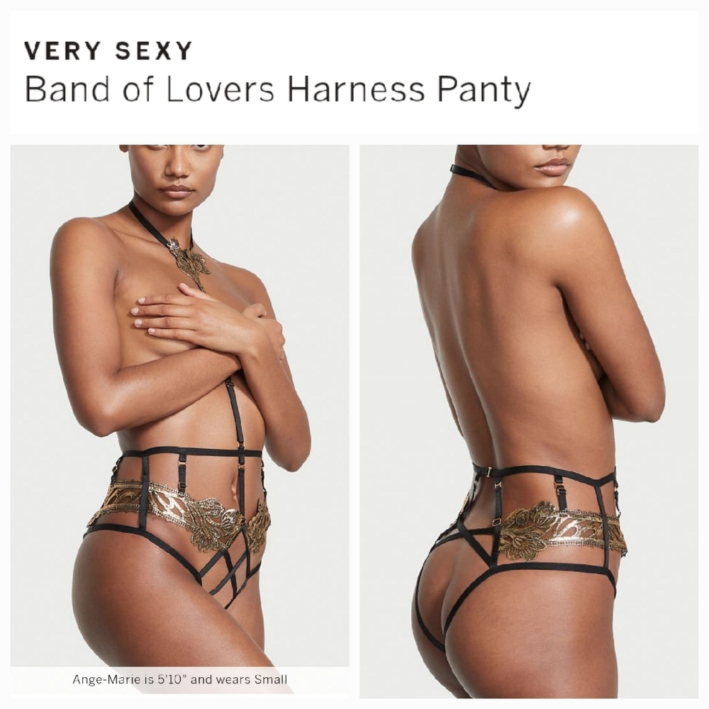 Victoria's secret VERY SEXY band of lovers HARNESS panty